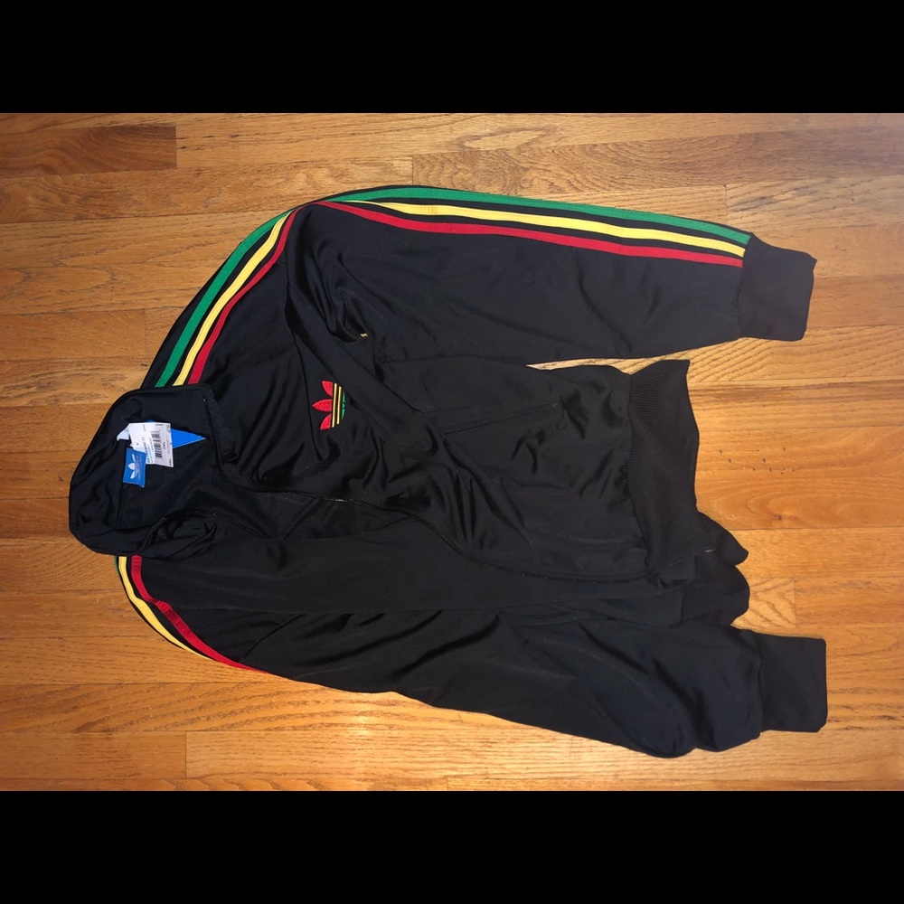 Adidas track suit top